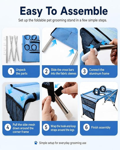 Pet Grooming Hammock Stand