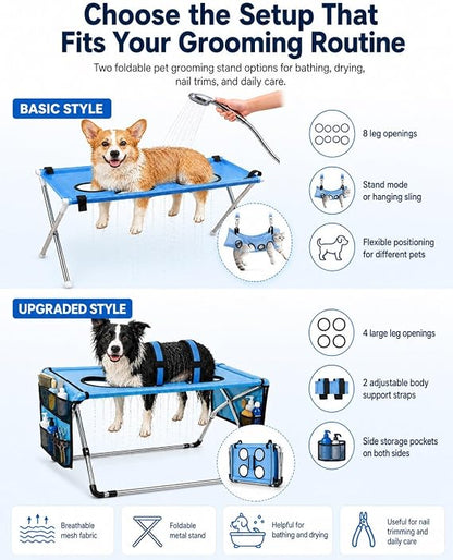 Pet Grooming Hammock Stand