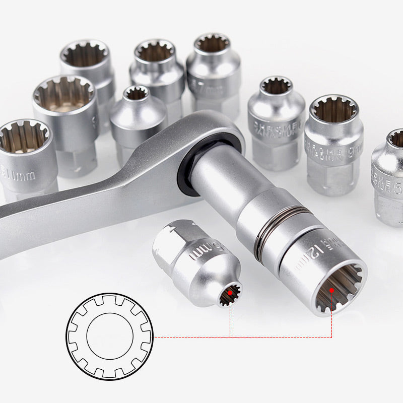 29pcs Ratchet Socket Wrench Kit – Car Repair & DIY 🛠️
